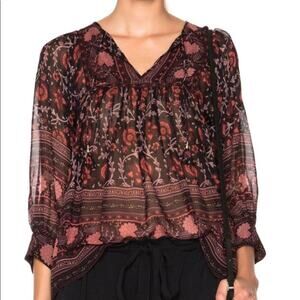 Ulla Johnson Bea blouse silk sz 4